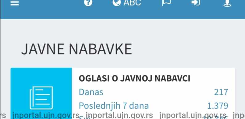 TRANSPARENTNIJE I EFIKASNIJE SPROVOĐENJE JAVNIH NABAVKI