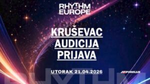 AUDICIJA ZA MUZIČKO TAKMIČENJE „RITAM EVROPE“ I U KRUŠEVCU