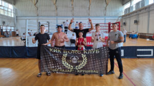 FENOMENALAN USPEH KIK-BOKS KLUBA „CAR LAZAR“ NA PRVENSTVU SRBIJE U K1 DISCIPLINI